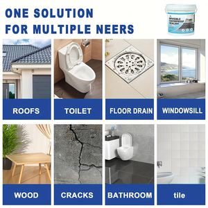 Peinture universelle transparente écologique en acrylique/polyuréthane, agent hydrofuge invisible, revêtement de bâtiment imperméable - Product Image 6