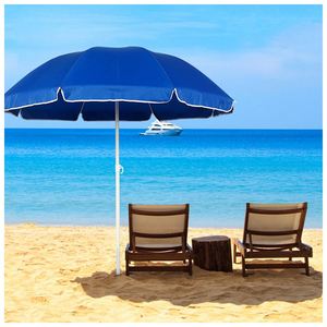 Customized Travel Beach <b>Umbrella</b> <b>Large</b> Outdoor Advertising Heavy Duty Parasol with Logo and Sun Protection - Product Image 1
