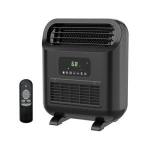 Calentador Eléctrico de Espacio con Control Remoto Infrarrojo, Elementos de Cuarzo, Diseño Delgado, Montaje en Pared y de Pie, Pantalla LED, Fabricado en Tailandia - Product Image 1