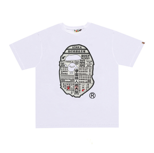 Camiseta Bapees de Diseñador de Moda con Estampado de Letras, Versión 1:1 de Alta Calidad, Disponible en Stock, Camiseta Bapees Moderna para Hombre - Product Image 3