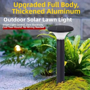 Luces solares LED para jardín, iluminación exterior para caminos con panel solar, resistentes al agua, para uso en patio y jardín. - Product Image 4