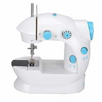 Machine à coudre électrique miniature UFR-202 pour usage domestique, deux vitesses, avec lumière LED, facile à utiliser