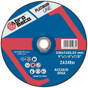 ABRA BETA - AB000120180 ZA24R-Discos abrasivos de acero de centro deprimido (paquete múltiple)-ABRASIVOS EAN 8020935249635 - Product Image 1