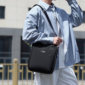 Sac à main vertical léger avec sangle amovible, sac de transport multi-poches pour le travail de bureau, sac bandoulière imperméable - Product Image 3
