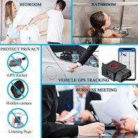 Détecteur de micros espions sans fil TEXON T809, caméra cachée, objectif laser, dispositif d'écoute GSM, détecteur RF anti-espionnage, alarme personnelle portable haute performance