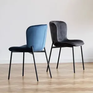 Silla de Comedor de Metal Nórdica Contemporánea para Espacios Modernos - Product Image 3