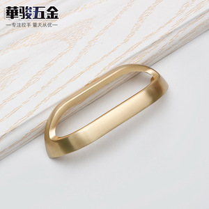 Huajun Furniture <b>Handles</b> Zinc Alloy 96mm Pearl Black Brushed <b>Copper</b> Drawer <b>Cabinet</b> Wardrobe Pulls - Product Image 2