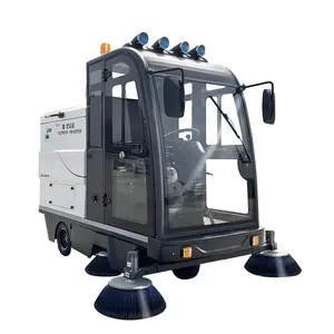Best Selling Supnuo SBN-2000AW Mosque Floor Cleaning Machines Driving Totally Enclosed Tricycle Sweeping Car