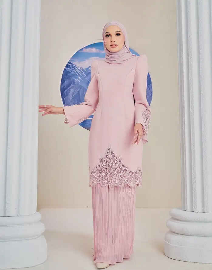 Fashion Design Muslim Women Clothing Modern Malaysia Style Baju Kurung Kebaya