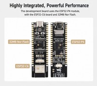 Carte de développement haute performance ESP32-P4 + ESP32-C6, Wi-Fi 6 5 BLE5, prend en charge l'IA Xiaozhi et l'IA de pointe Deepseek