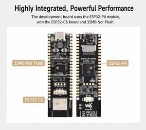 Carte de développement haute performance ESP32-P4 + ESP32-C6, Wi-Fi 6 5 BLE5, prend en charge l'IA Xiaozhi et l'IA de pointe Deepseek - Product Image 3