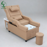 Chaise de lavage de cheveux avec dossier inclinable, table de spa capillaire, table de massage des pieds thaïlandais, lit de pédicure, shampooing, fabrication OEM/ODM par l'usine Jincheng