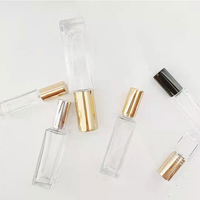 Botellas de perfume pequeñas, frascos vacíos de embalaje de perfume de vidrio, 12 ml