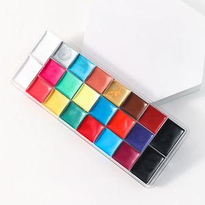 20 Color Face Body Grease <b>Paint</b> for Halloween Party Clown Performance Stage Facial Makeup - Product Image 1