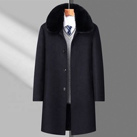 Manteau long imprimé pour homme, collection automne 2026, avec logo brodé, personnalisable, dropshipping