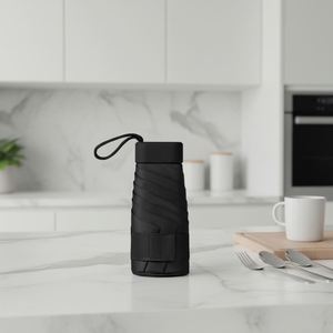 Sombrillas de Protección Solar UV con Estuche, Mini Sombrilla Cápsula para Mujer, Sombrilla de Bolsillo Portátil para Niñas, Sombrilla Plegable de 6 Pliegues - Product Image 4