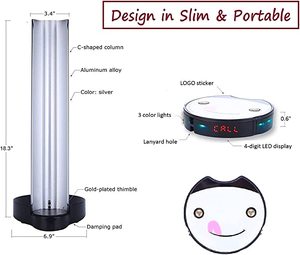 Byhubyeng rung nhà hàng nhắn tin nhà hàng buzzer Máy nhắn tin gọi hệ thống đầy đủ không thấm nước chứng nhận FM khoảng cách> 3000m - Product Image 5