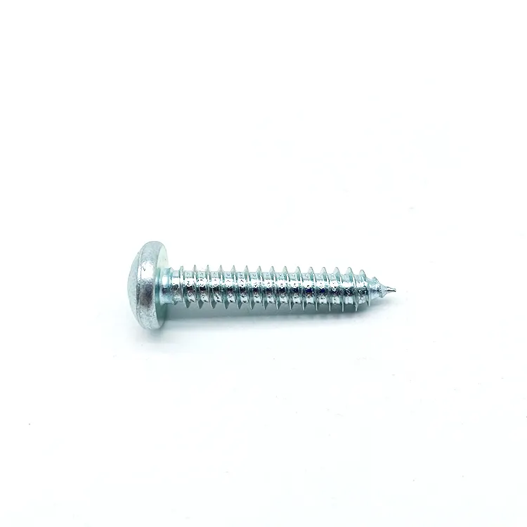 Galvanized Carbon Steel Din 7981 Phillips Drive Pan Head Self Tapping Screws for Metal