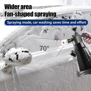 Spruzzatore Blaster in schiuma manuale nero capacità 2.3L 2 pezzi ugello professionale in schiuma portatile cannone <span class=keywords><strong>Auto</strong></span> dettagli per il lavaggio <span class=keywords><strong>Auto</strong></span> - Product Image 6