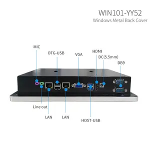 Winson 10.1 इंच Win10 4G रैम + 64G रॉम सुपरमार्केट कीमत चेकर/पीओएस टर्मिनल के साथ HD कैमरा