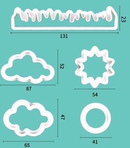5 pièces/ensemble éléments naturels créatifs nuage <span class=keywords><strong>herbe</strong></span> soleil <span class=keywords><strong>emporte</strong></span>-pièce gâteau moule Football Biscuits - Product Image 6