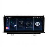 Système de navigation GPS HD Android 10,25 pouces avec fonction mains libres et stockage intégré de 8 Go pour BMW X5 F15/X6 F16, montage sur tableau de bord