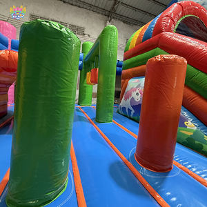 Château <span class=keywords><strong>gonflable</strong></span> <span class=keywords><strong>licorne</strong></span> AirFunPro avec toboggan pour 10 enfants, fête d'anniversaire, amusement en plein air, matériau PVC, installation facile - Product Image 6