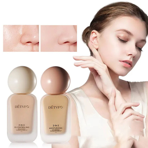 Özel Logo makyaj Vegan toptan nemlendirici kozmetik makyaj cam şişe 30Ml en kaliteli sıvı vakıf - Product Image 1