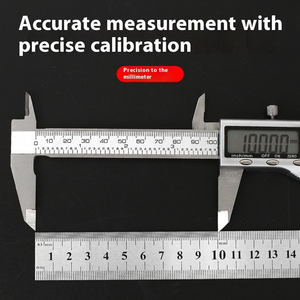 Hot bán 30cm hai mặt thép không gỉ thẳng kim loại cai trị cho các trường học & văn phòng văn phòng phẩm & công cụ đo lường - Product Image 4