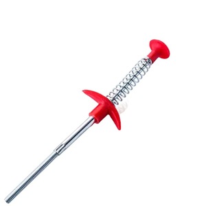 Herramienta de desatascado de desagües con resorte de cuatro garras de 0.6m y 1.6m para desatascar tuberías de inodoros - Product Image 5