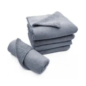 汽车护理40*40厘米380 GSM清洁产品超吸水毛巾超细纤维清洁布汽车干燥毛巾