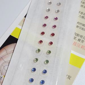 Biji telinga plester aurikular batu permata magnetik, plester telinga akupuntur telinga - Product Image 2