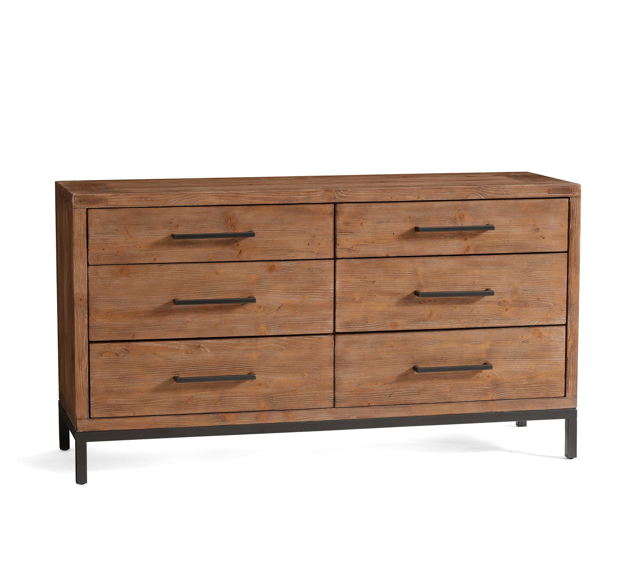 dresser set bedroom furniture oak 6-drawer wider dresser