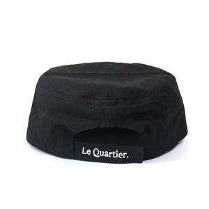 Tùy chỉnh cá nhân thêu logo thương hiệu vòm phẳng vành mũ màu đen tinh khiết bông giản dị chất lượng cao bát pillbox mũ - Product Image 4