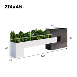 Sedia con Fioriera Integrata per Esterni, Ideale per Negozi, Caffetterie, Cortili, Centri Commerciali, Giardini e Ville - Product Image 5