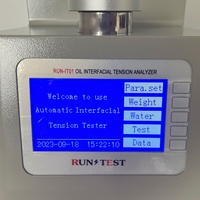 Testeur et analyseur de tension interfaciale d'huile isolante haute précision, plage 0-200mN, électrique, pour équipement