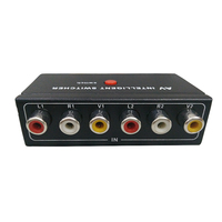 Boîtier de commutation intelligent AV 2 en 1, son haute fidélité, commutateur de matrice de canaux audio vidéo, commutateur à 1 bouton, format de lecture