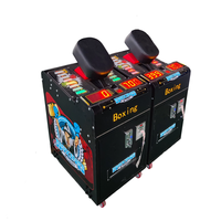 Machine d'arcade de boxe à monnayeur personnalisée, testeur de force de frappe, multilingue, prise universelle, clignotante