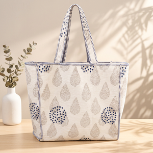 Sac fourre-tout matelassé à motif cachemire avec bandoulière, sac à main décoratif en tissu pour le shopping, les sorties décontractées, les voyages et l'usage quotidien - Product Image 2