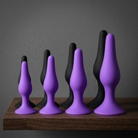 Plug anal en silicone souple, étanche et écologique, design bourgeon fleuri, jouet de plaisir pour massage de la prostate, pour hommes et femmes