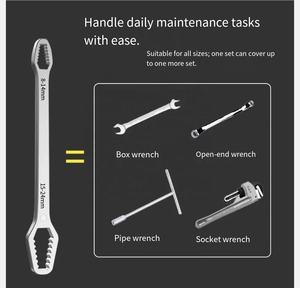 Clé à molette multifonctionnelle réglable à serrage automatique, double extrémité, clé à anneau Torx pour réparation de vélo, outils à main pour réparation automobile - Product Image 5
