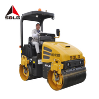 SDLG RD730 machines de construction de routes machine de compactage d'asphalte 3 tonnes prix bon marché petit rouleau compresseur à vendre