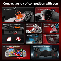 Manette de jeu sans fil D8 Plus à détection de mouvement 6 axes, double batterie 400 mAh, Bluetooth, écologique, pour téléphone mobile