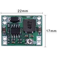 MP1584EN 3A Mini Step Down Buck Converter DC ke DC Board 24V ke 12V 9V 5V 3V Modul Step Down yang Dapat Disesuaikan Menggantikan LM2596