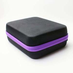 Étui de transport pour huiles essentielles avec logo personnalisé, pour les voyages, avec poche en maille classique, vente en gros - Product Image 2