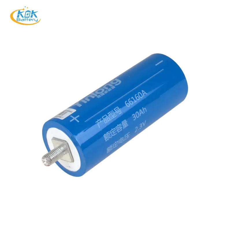 Kok Power Lto Lithium Titanate Oxide 2.4V 30Ah 66160A Yinlong Batterij Cel