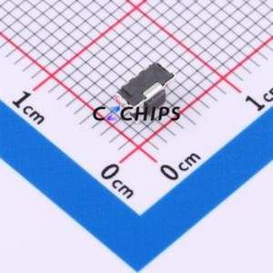 HX TS34CAZJ 250gf Tactile Switch SMD-3P,3.7x3mm Switch Single Pole Single Throw Square Button 2.5N Horizontal Mount - Product Image 2