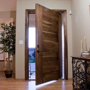 American Style Modern Solid Wood Front Entry <strong>Doors</strong> with UV Waterproof Finish Fire Prevention Customized Color &amp; Size - Product Image 6