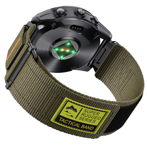 Eraysun dây đeo tháo nhanh 22/26mm cho <span class=keywords><strong>Garmin</strong></span> Fenix 7 7x Pro 6 6x 5 5x cộng với bản năng 2 dây đeo đồng hồ Nylon co giãn thay thế - Product Image 4