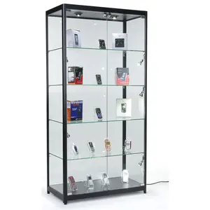 Armoire trophée à LED avec porte verrouillable Fullvision Wallcase